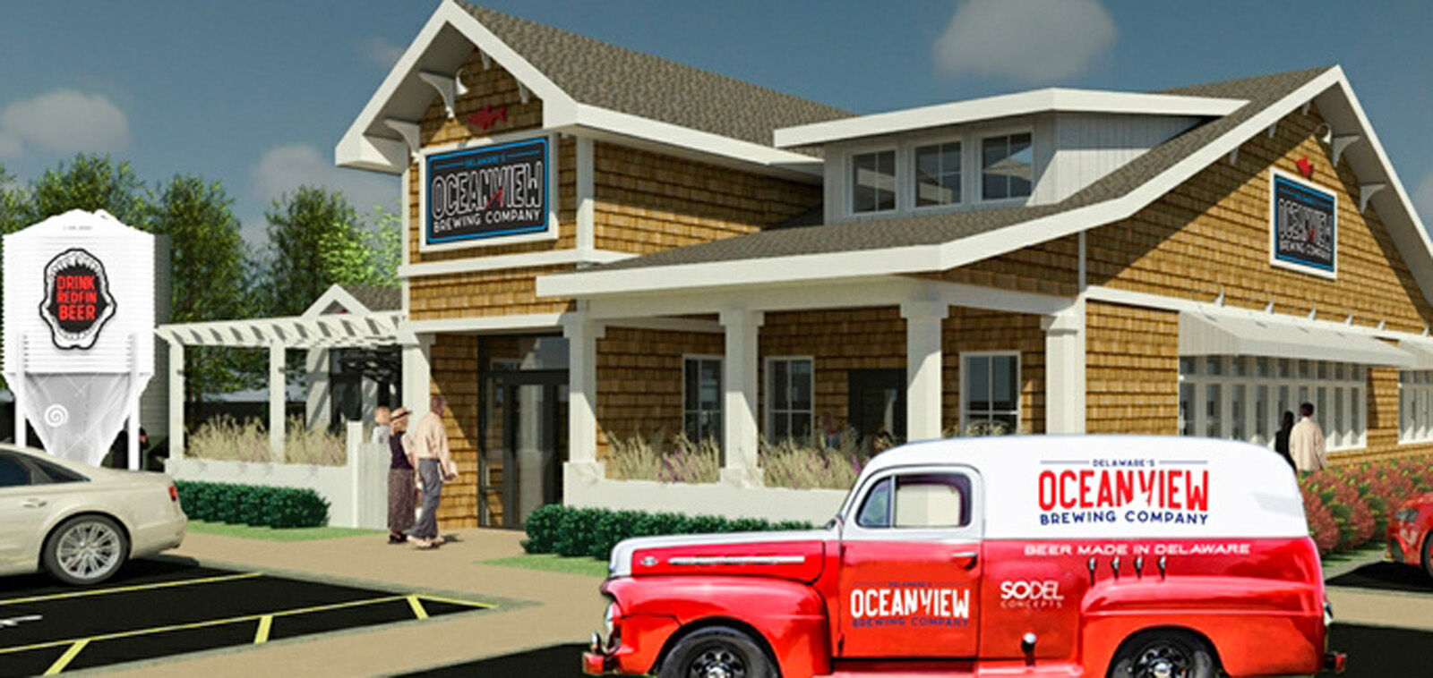 Ocean View Brewing Company rendering